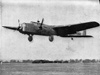 Whitley bomber on an old grass runway.