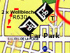 We start at the main car park in the centre of the town..