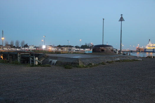 Wn07 Ouistreham,
Pointe du Siège.