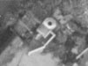 Air photo showing a concrete wall protecting the entrance into the Vf58c Tobruk.