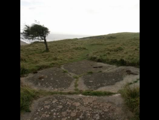 Brean Down, Somerset. Bombing Range