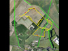Green the footpaths.\
    Yellow the bomb store roadways.