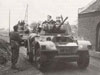 Piron Brigade Daimler armoured car advancing.