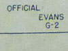 Maj. Robert F. Evans G2, is the senior Intelligence officer for the 1st division.