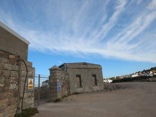 Alderney, Panzermauer 12,  Platte Saline