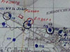 The German artillery fire plan for the beach areas defended by Stab I./Grenadier-Regiment 736.