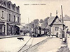 The railway through one of the Calvados villages.