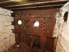 The gun room inside the 78P9 Pz schartsnplattemg for an MG.34 machine gun.