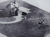 Model of Villa Gosset and the radar.