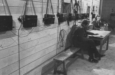 Telephone room.