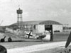 The two hangars under German occupation.