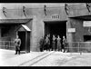 An ammunition Entrée with a railway line running in on a larger Maginot fort.