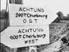 German road signs.