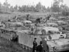 German tanks assembling in France.