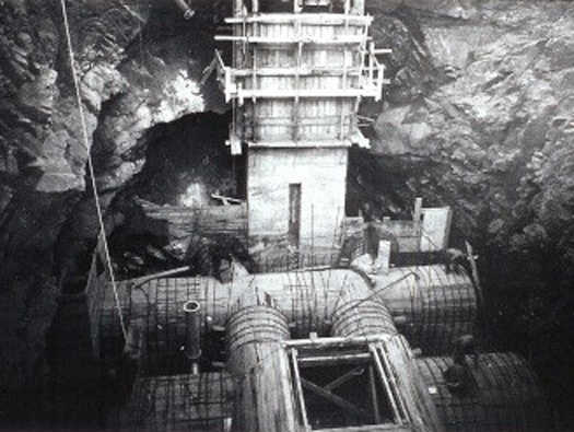 Castel Vendon,  Batterie Française Tourville, (Souterrain).