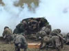 7.5cm Pak40 firing outside a bunker..