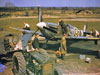 Re fueling, oiling and arming. RAF North Weald.