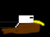 Plan of what it may have looked like with steps down into a trench at the rear.