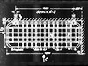 Plan of a bed.