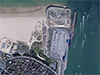 The new ferry port is situated right on the top of this bunker.