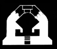 R 670 casemate for a pivot gun with 90° angle of fire.