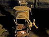 A bunker stove.