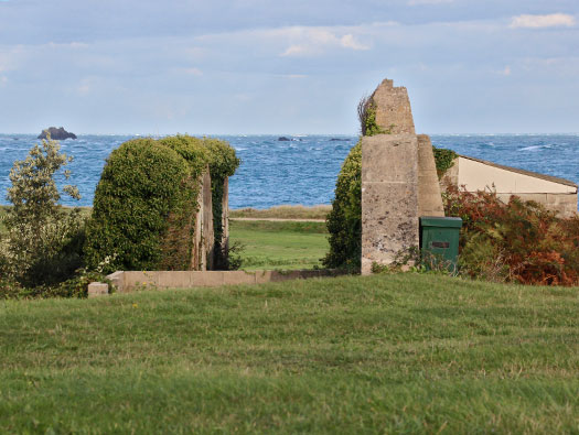 Alderney, Panzermauer 12,  Platte Saline
