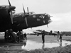 A Halifax sat on a dispersal.
