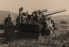 Firing out in the field.
