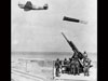 A Henley towing a drogue at an AA training camp.