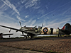 Spitfire Vb the type he was flying with 234 Sqn markings at Biggin Hill 2014..