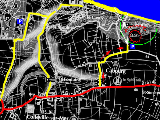 Wn60 Colleville-sur-Mer, (Omaha Beach)