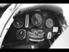 Training for night flying. 
    The canopy pulled over in day time to simulate night flying.