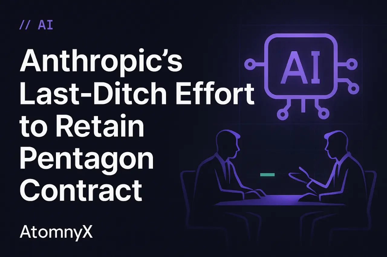 Anthropic's Last-Ditch Effort to Retain Pentagon Contract