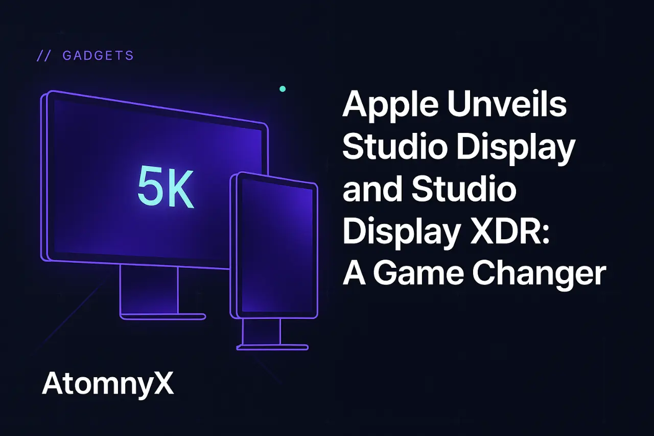 Apple Unveils Studio Display and Studio Display XDR: A Game Changer