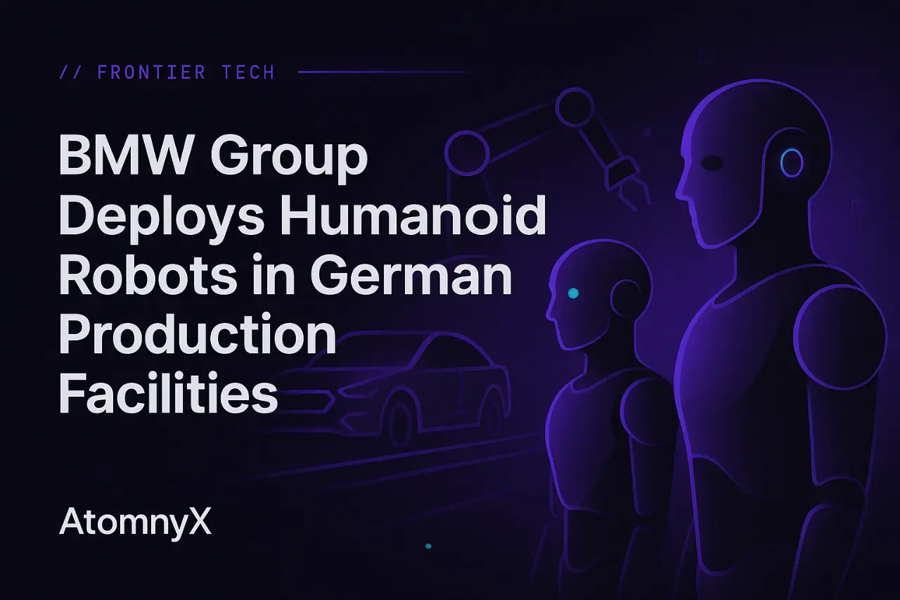 BMW Group Deploys Humanoid Robots in German Production Facilities