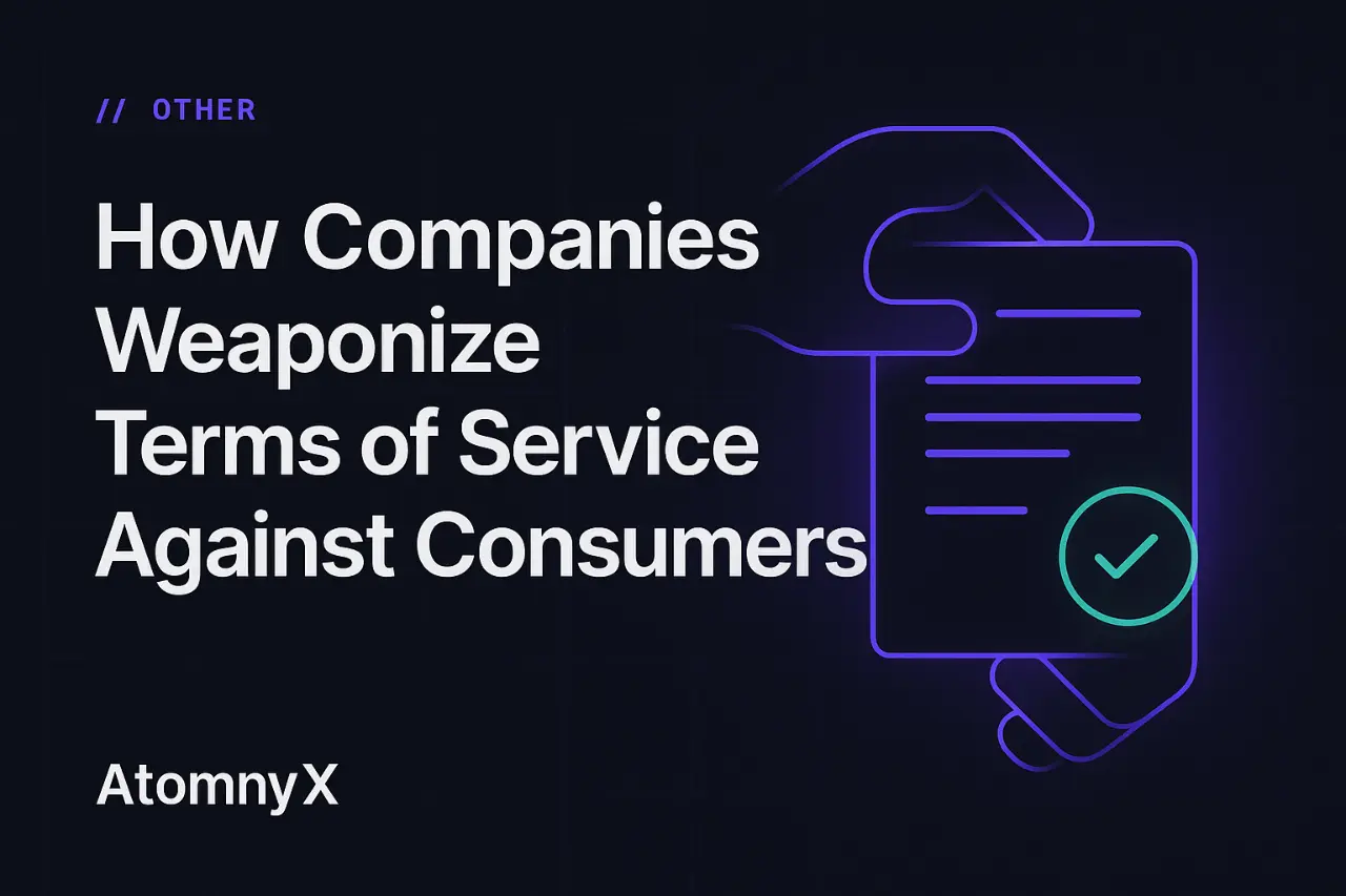 How Companies Weaponize Terms of Service Against Consumers
