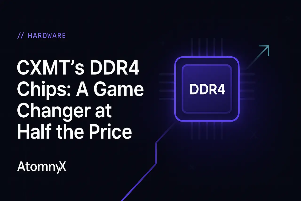 CXMT's DDR4 Chips: A Game Changer at Half the Price