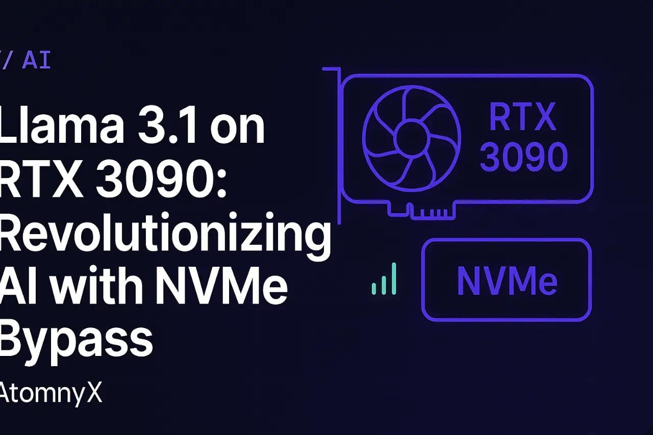 Llama 3.1 on RTX 3090: Revolutionizing AI with NVMe Bypass