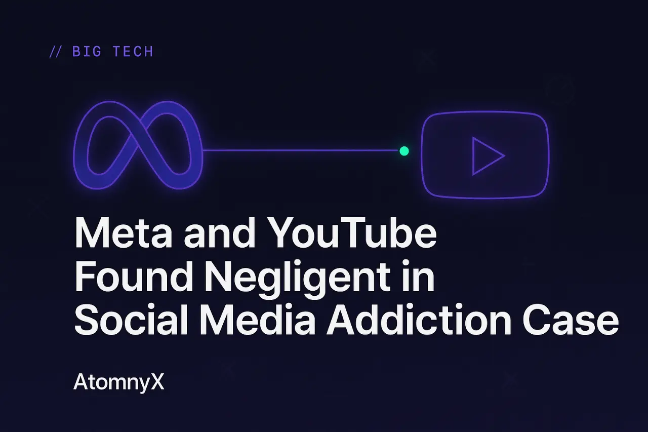 Meta and YouTube Found Negligent in Social Media Addiction Case