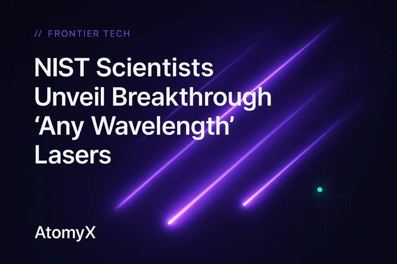 NIST Scientists Unveil Breakthrough 'Any Wavelength' Lasers