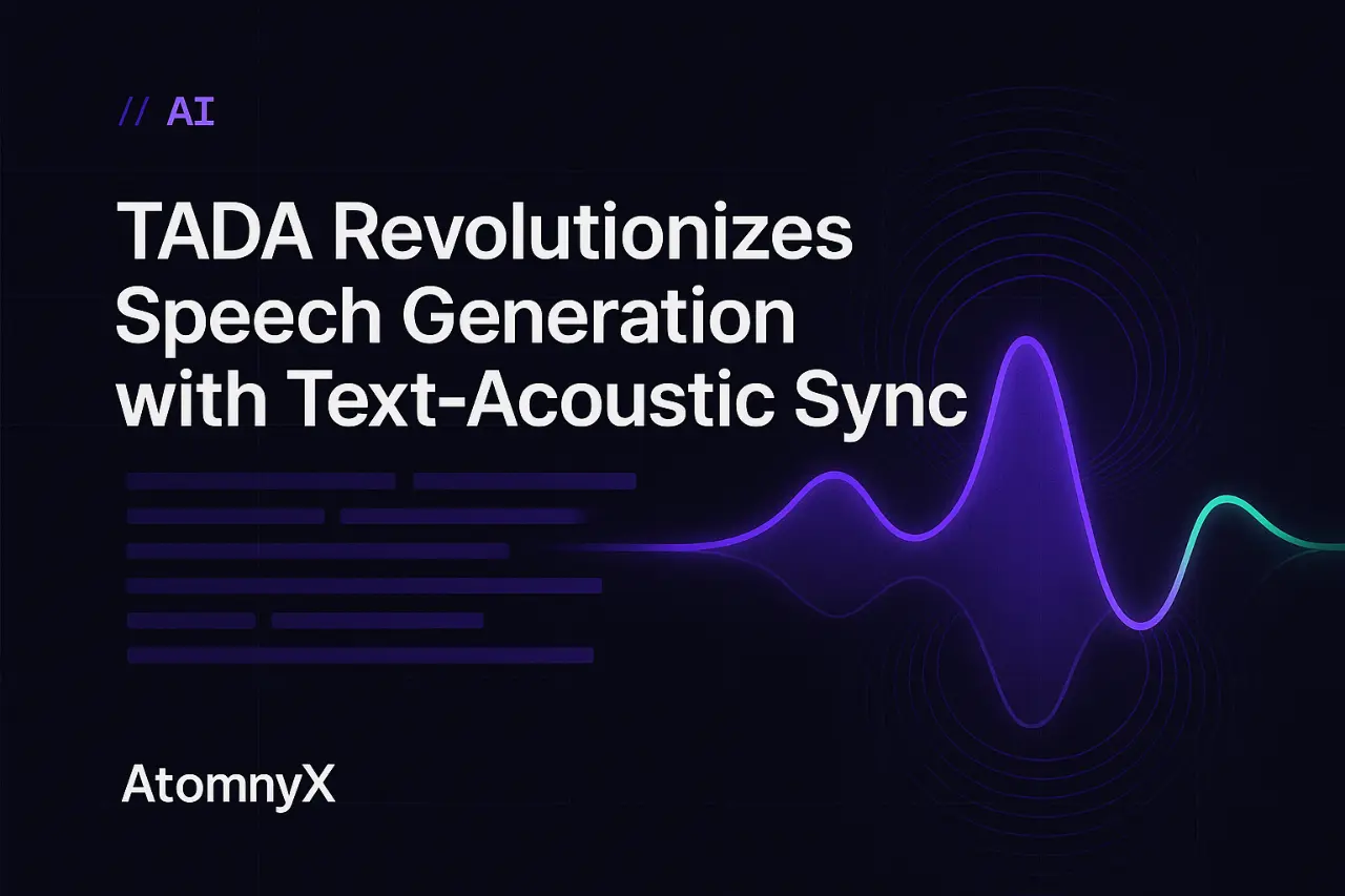 TADA Revolutionizes Speech Generation with Text-Acoustic Sync