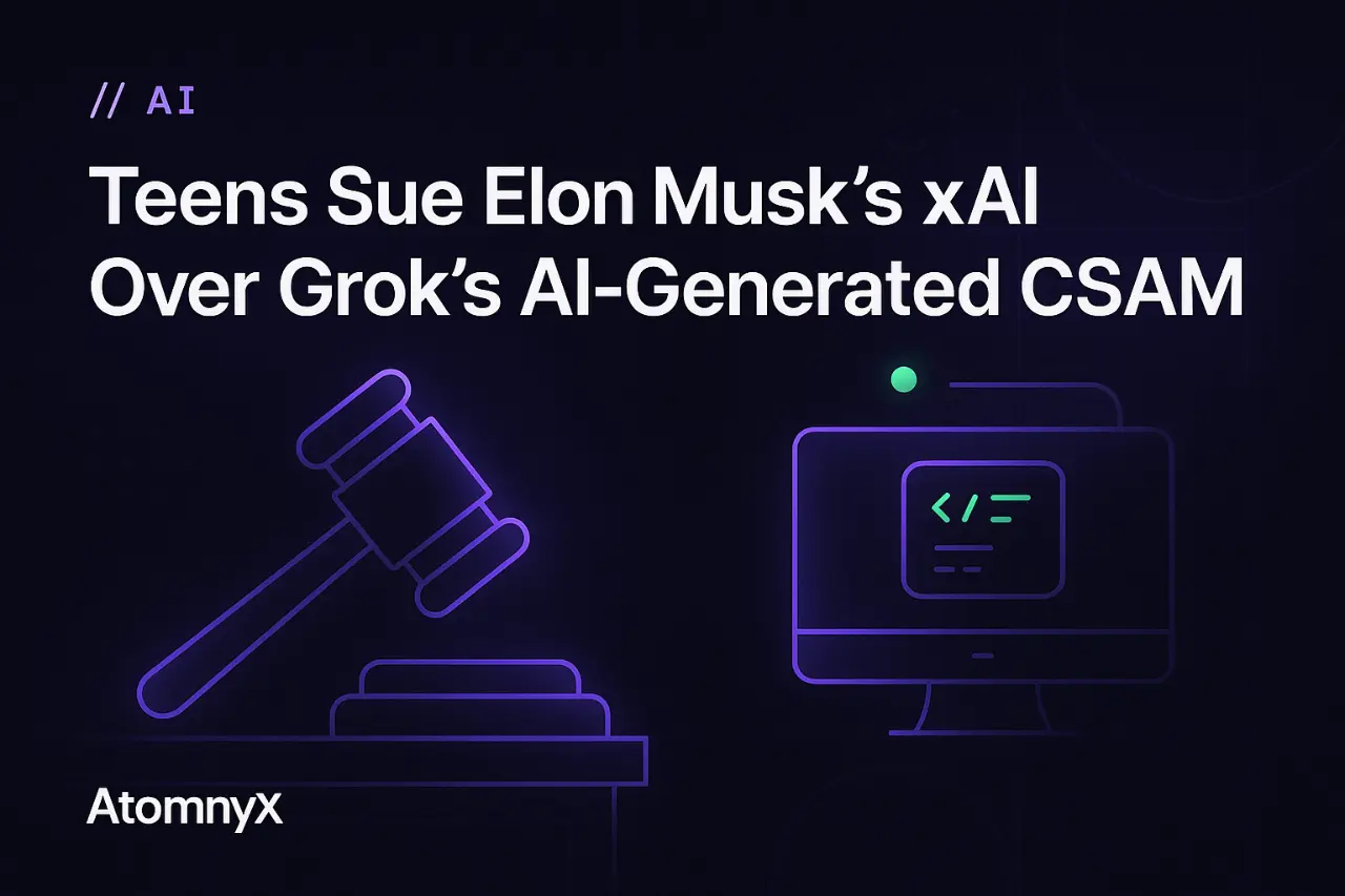 Teens Sue Elon Musk’s xAI Over Grok’s AI-Generated CSAM