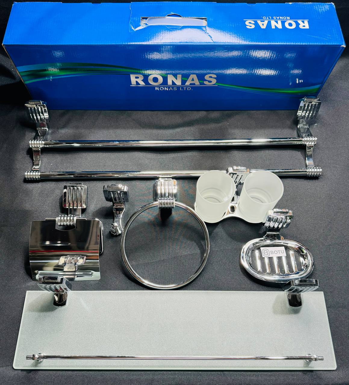 Ronas Kvadrat 007 Hammom aksessuarlari to'plami