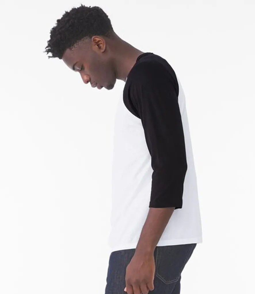 Canvas Unisex 3/4 Sleeve Baseball T-Shirt view 6