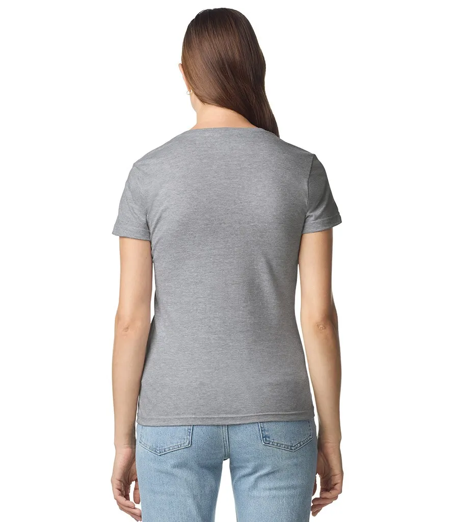 Gildan Ladies SoftStyle® V Neck T-Shirt - alternate