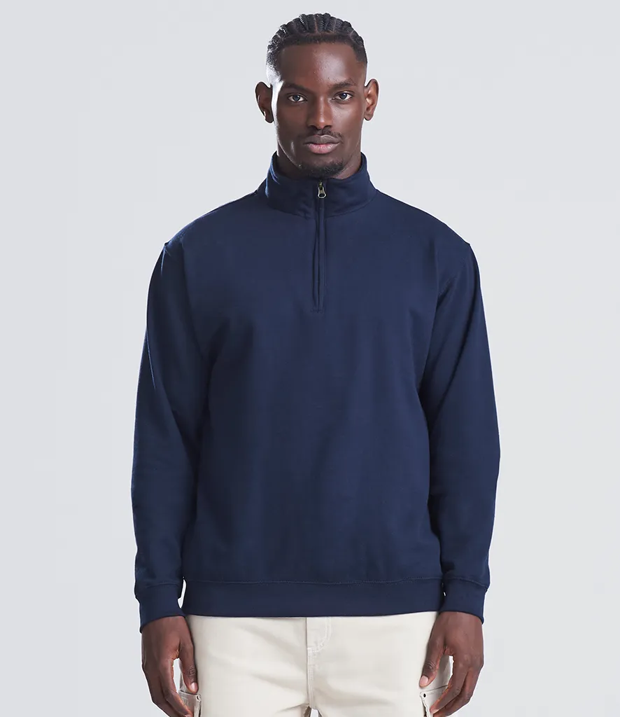 AWDis Sophomore Zip Neck Sweatshirt
