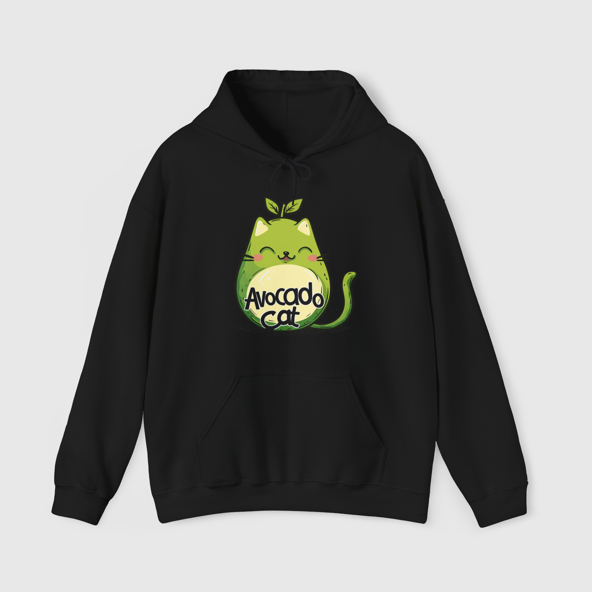 Avocado Cat Lover Hoodie view 1