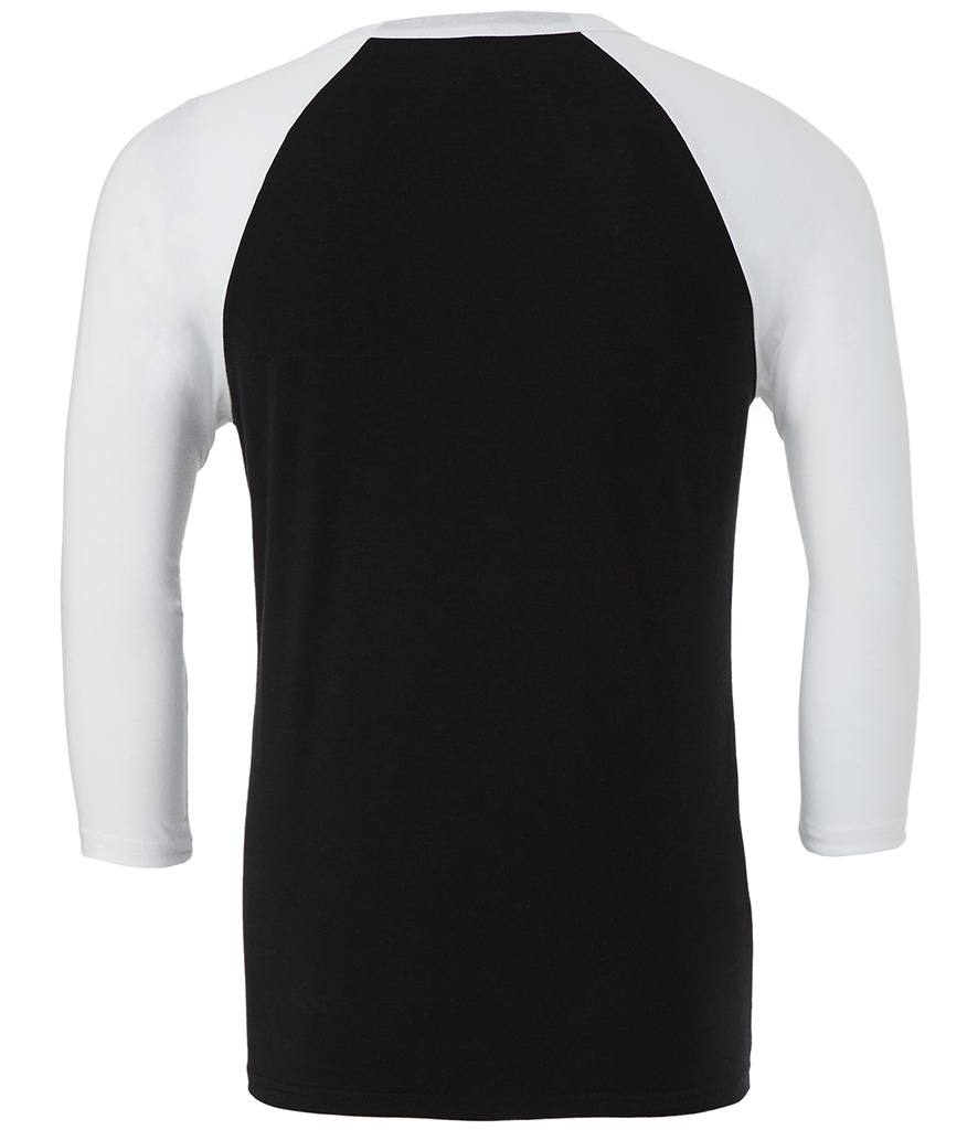 Canvas Unisex 3/4 Sleeve Baseball T-Shirt view 2