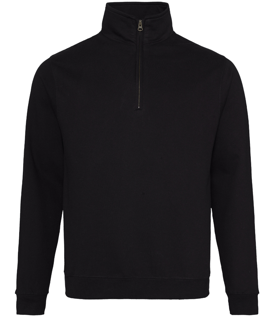 AWDis Sophomore Zip Neck Sweatshirt view 1